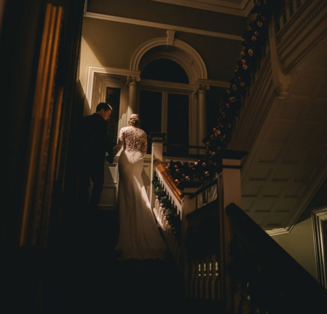 Elegant stairs shot