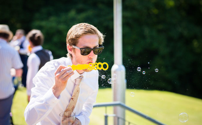 Blowing bubbles