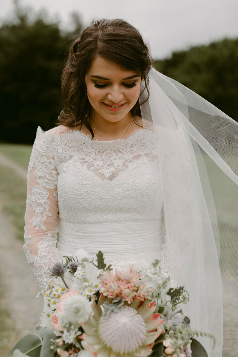 wedding-bride-looking-down