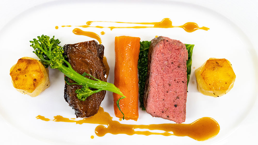 steak Another example of exquisite food from the Cultra Kitchen